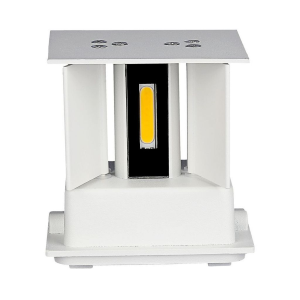 LAMPADA LED DA MURO DOPPIO LED COB 5W 140LM/W BIANCA REGOLABILE 3000K IP65 – V-TAC VT-759-W