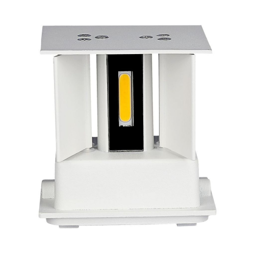 LAMPADA LED DA MURO DOPPIO LED COB 5W 140LM/W BIANCA REGOLABILE 3000K IP65 – V-TAC VT-759-W