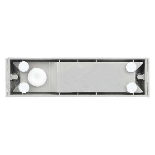 LAMPADA LED DA MURO RETTANGOLARE 9W DOPPIO FASCIO LUMINOSO COLORE GRIGIO 3000K IP65 – V-TAC VT-8056