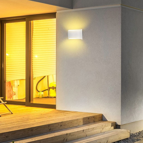 LAMPADA LED DA MURO CHIP BRIDGELUX 9W DOPPIO FASCIO LUMINOSO COLORE BIANCO 4000K IP65 – V-TAC VT-815-W