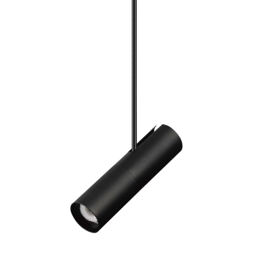 PORTAFARETTO LED A SOSPENSIONE GU10 IN ALLUMINIO NERO Ø 60 × 220 MM – V-TAC VT-7900-B