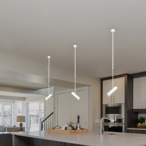 PORTAFARETTO LED A SOSPENSIONE GU10 CORPO IN ALLUMINIO BIANCO Ø 60 × 220 MM – V-TAC VT-7900-W