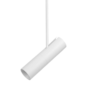 PORTAFARETTO LED A SOSPENSIONE GU10 CORPO IN ALLUMINIO BIANCO Ø 60 × 220 MM – V-TAC VT-7900-W