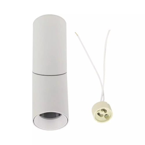 PORTAFARETTO LED MONTAGGIO A PLAFONE GU10 CORPO BIANCO – V-TAC