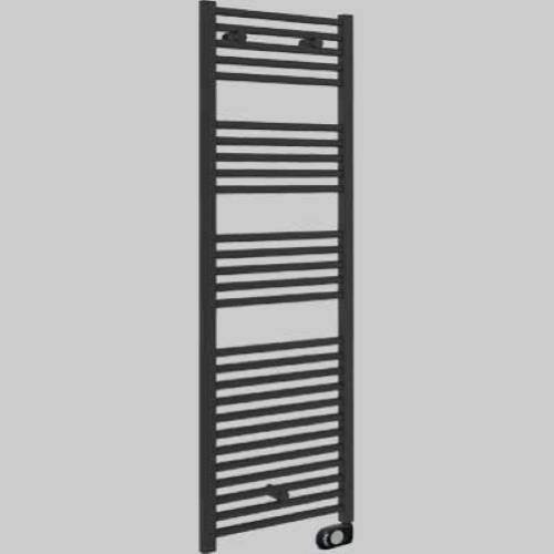 SCALDASALVIETTE ELETTRICO CORTINA NERO OPACO 920X480 500W