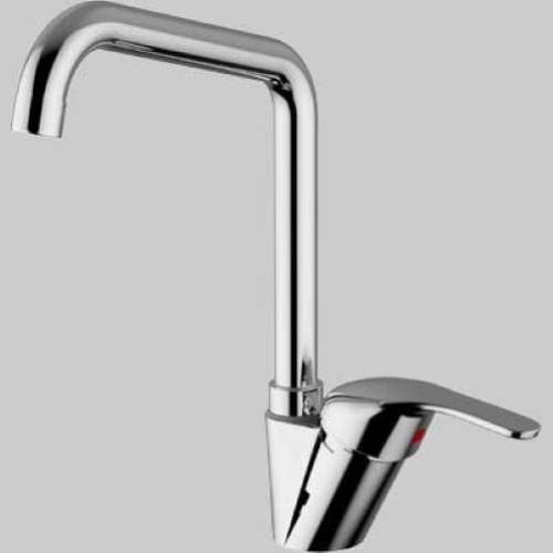 MISCELATORE LAVELLO T-ONE A CANNA ALTA - CROMO