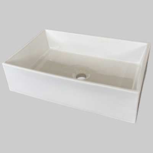 LAVABO APPOGGIO IN CERAMICA RETTANGOLARE 60 - CM 59X38
