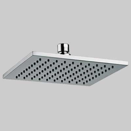 SOFFIONE DOCCIA SATURNO OTTONE CROMATO - 1/2 - 250X250 MM