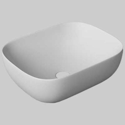 LAVABO DA APPOGGIO RETTANGOLARE - 50X40XH14,5