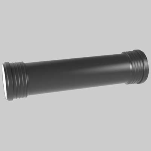 TUBO FONOISOLANTE CON DUE BICCHIERI STEM Ø 90 - CM 50