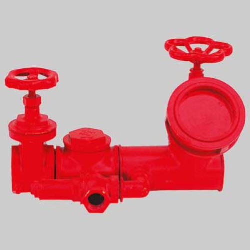 GRUPPO ATTACCO MOTOPOMPA CON IDRANTE DA 2" PN 12 - L 320 X H 225 X P 180