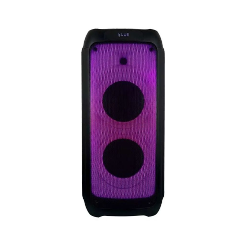 40W RECHARGEABLE SPEAKER WITH ONE WIRED MICROPHONE RF CONTROL & HANDLE 2*8 INCH