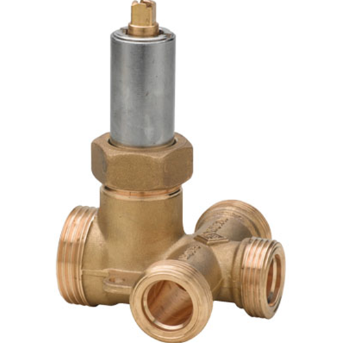 VALVOLA TRE USCITE PER CASSETTA DA INCASSO GAS 1" ingresso 3/4 uscita dn 15