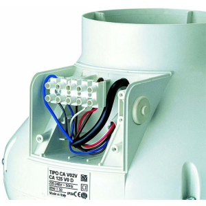 VENTILATORE ASSIALE CENTRIFUGAL IN-LINE  CA100 V02V 85W T 50
