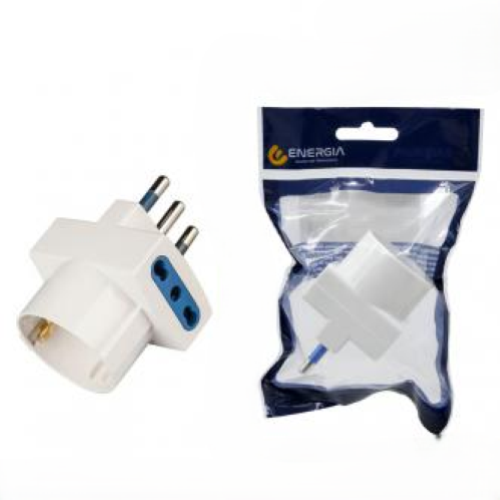 ADATTATORE 16A 2P+T 2 PR/16A 2P+T TEDESCO BIANCO