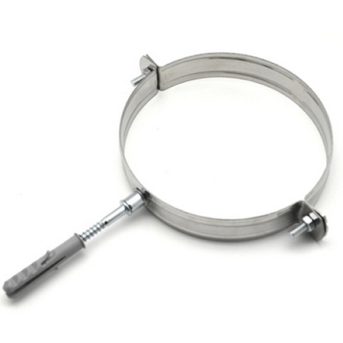 COLLARE DI FISSAGGIO IN ACCIAIO INOX PER CANNE FUMARIE D.120