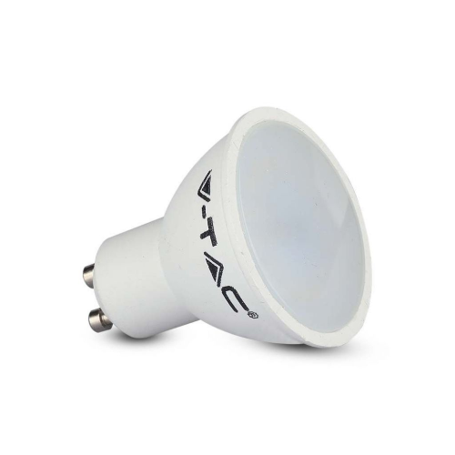 LED SPOTLIGHT 4.5W GU10 SMD WHITE PLASTIC MILKY COVER 3000K