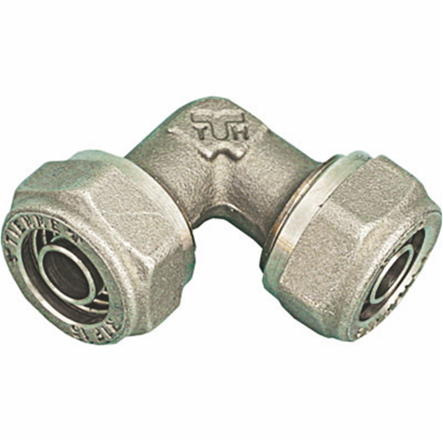 RACCORDO A GOMITO DOPPIO PER TUBO COBRA-PEX 18 x 18 S. 2,5