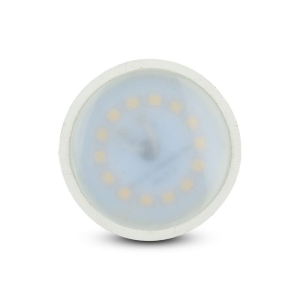 LED SPOTLIGHT 4.5W GU10 SMD WHITE PLASTIC MILKY COVER 3000K