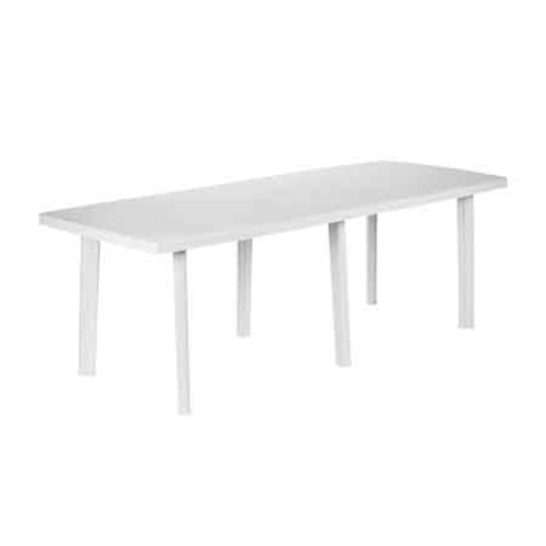 TAVOLO ALLUNGABILE RETTANGOLARE 'TRIO' CM 216X90X72H - COLORE BIANCO