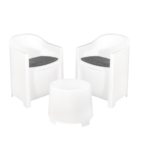 SALOTTO 'LUNA' COLORE BIANCO