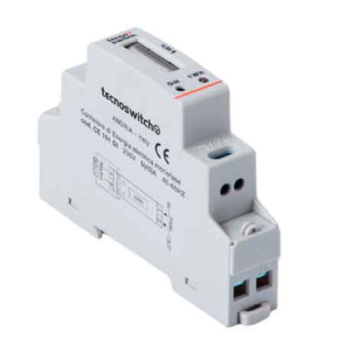CONTATORE ELETTRONICO DI ENERGIA ELETTRICA MONOFASE 2 MODULI - CORRENTE 60A