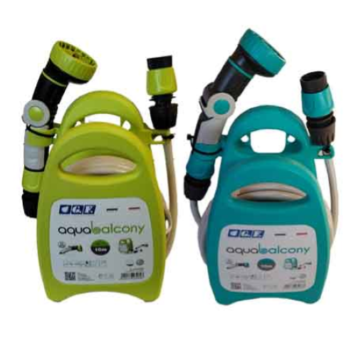 TUBO DA GIARDINO IN KIT 'AQUABALCONY' G.F. 10 MT - COLORE BLU