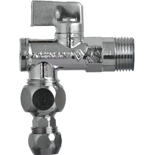 RUBINETTO FILTRO SOTTOLAVABO 1907 A SFERA CON SNODO 1/2x10 c/rosetta