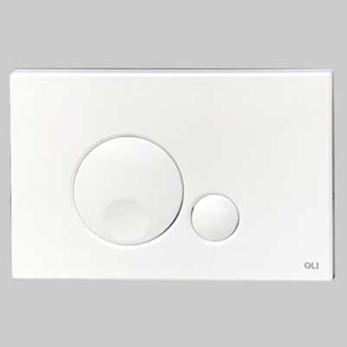 PLACCA DI COMANDO GLOBE DOPPIO TASTO - CROMO-LUCIDA