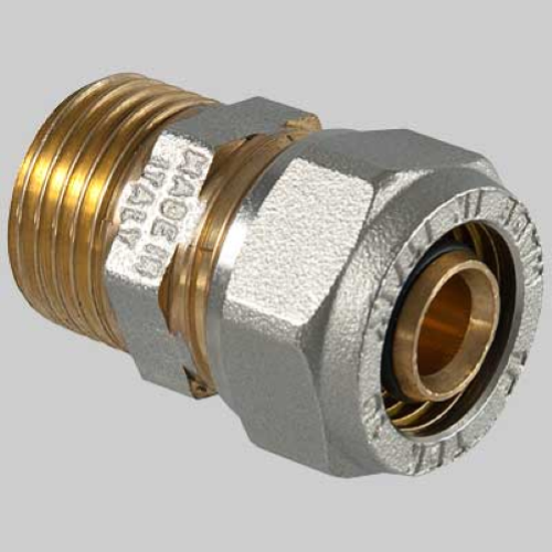 RACCORDO MASCHIO A STRINGERE DN 16 x 3/4"