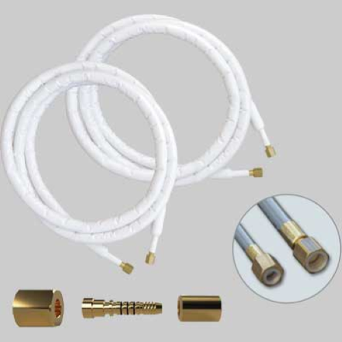 KIT 2 TUBI FAST PIPE V2.0 1/4+3/8 3 MT (R410A,R32,R134A,R404A,R407C)