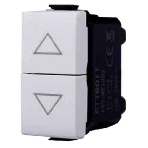 DOPPIO PULSANTE 'SOLAR' 16AX 250V COMPATIBILE SERIE MATRIX BTICINO