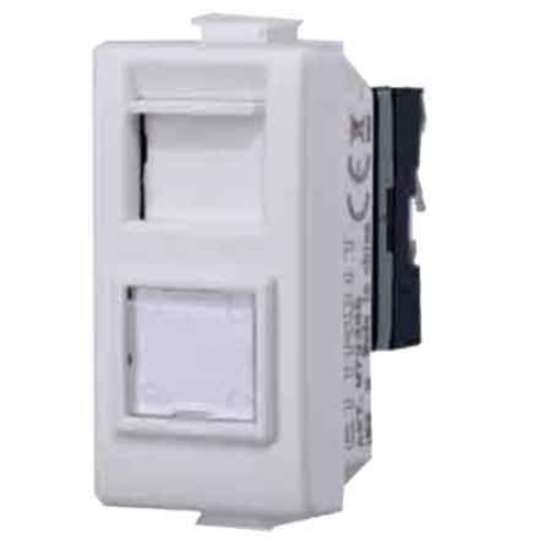 PRESA TELEFONICA RJ45 'SOLAR' CAT5 COMPATIBILE CON SERIE MATRIX BTICINO