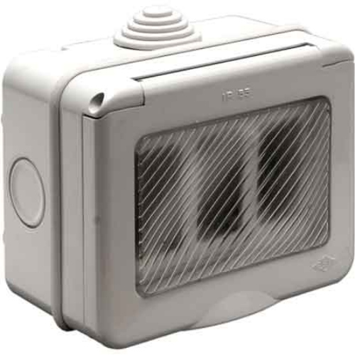 CONTENITORE DA PARETE PER APPARECCHI IP55 3 POSTI