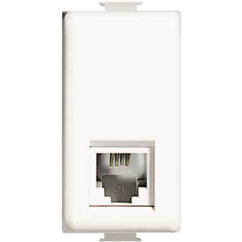 PRESA TELEFONICA RJ11 'MATIX' BTICINO BIANCO