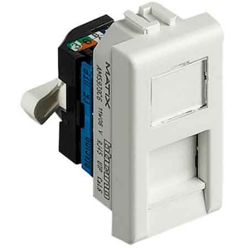 PRESA TELEFONICA RJ45 'MATIX' BTICINO CAT. 6 UTP - BIANCO