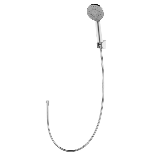 DOCCIA 3 GETTI CON SUPPORTO E FLESSIBILE CM.150 CROMO DUO