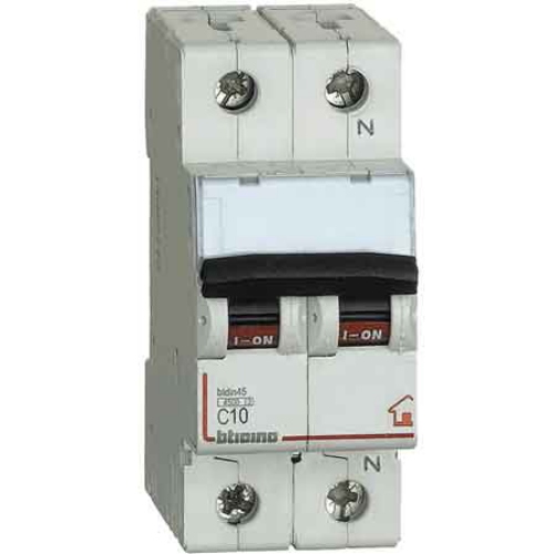INTERRUTTORE MAGNETOTERMICO MODULARE BTICINO 1P+N CORRENTE 20A