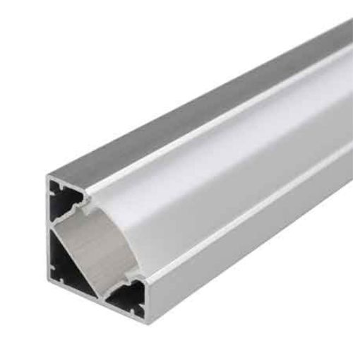 CANALINA PER STRIP LED '5103' 19X19 MM, LARGHEZZA INTERNA MAX. 12,1 MM - BARRA 2 MT