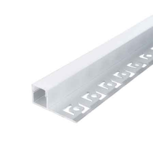 CANALINA PER STRIP LED '5111' 12,1X13X3 MM, LARGHEZZA INTERNA MAX. 10 MM - BARRA 2 MT