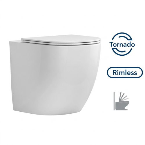 VASO DA TERRA BIANCO OPACO RIMLESS MILOS KARAG