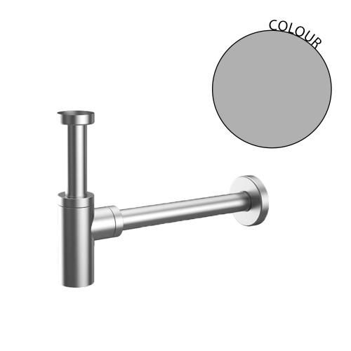 SIFONE A BOTTIGLIA IN OTTONE  INOX SATINATO