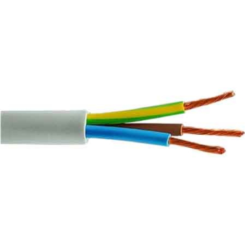 CAVO TRIPOLARE 'BIANCO' SEZIONE 3X1 MM