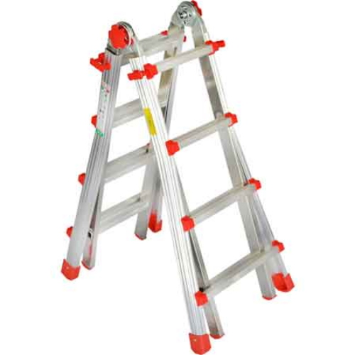 SCALA MULTIUSO 'SQUADRA PIU'' 5+5 GRADINI