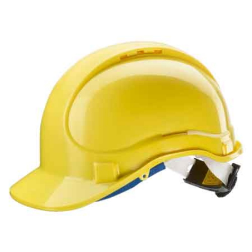 ELMETTO DI PROTEZIONE 'E1' NERI COLORE GIALLO NORME EN397:2012+A1:2012