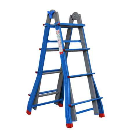SCALA MULTIUSO 'METALLIKA' 5+5 GRADINI