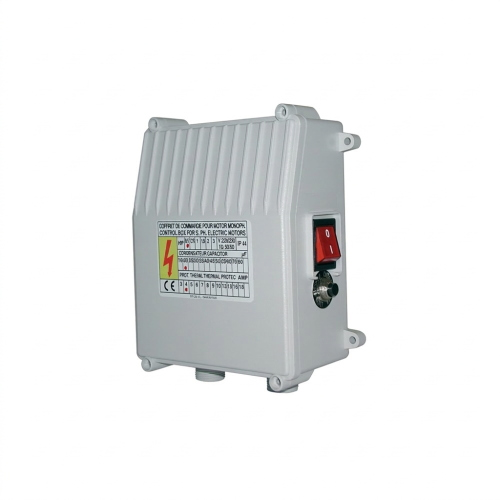 QUADRO ELETTRICO PER POMPE SOMMERSE Q150 M 1,5 HP MONOFASE 230V CON PROTEZIONE TERMICA
