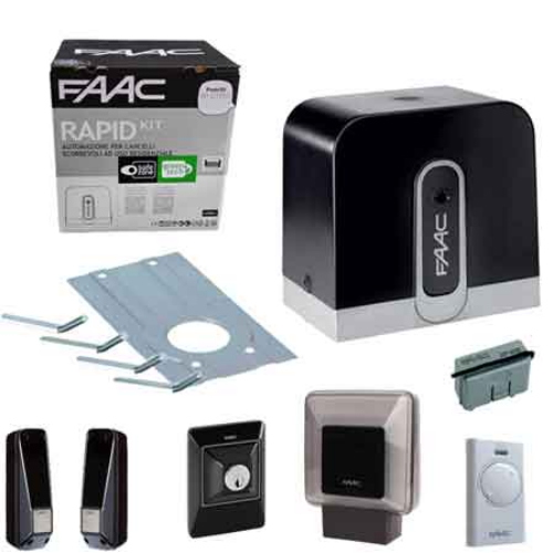 KIT MOTORE PER CANCELLI SCORREVOLI 'RAPID' FAAC