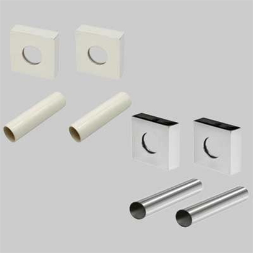 KIT COPRITUBO QUADRO PER D.16 - BIANCO