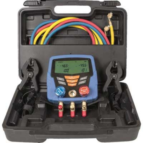 GRUPPO MANOMETRICO ELETTRONICO X TUTTI GAS CON 3 TUBI DA CM 150